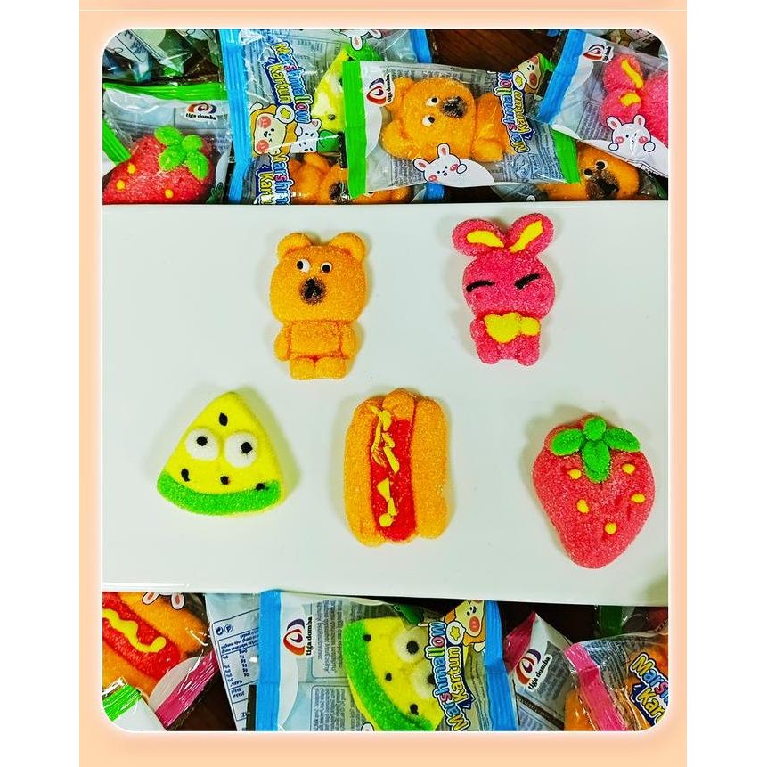 

Marshmallow KARAKTER LABUBU MONSTER, Penuh Rasa Buah Segar! Tersedia dalam kemasan 30 buah
