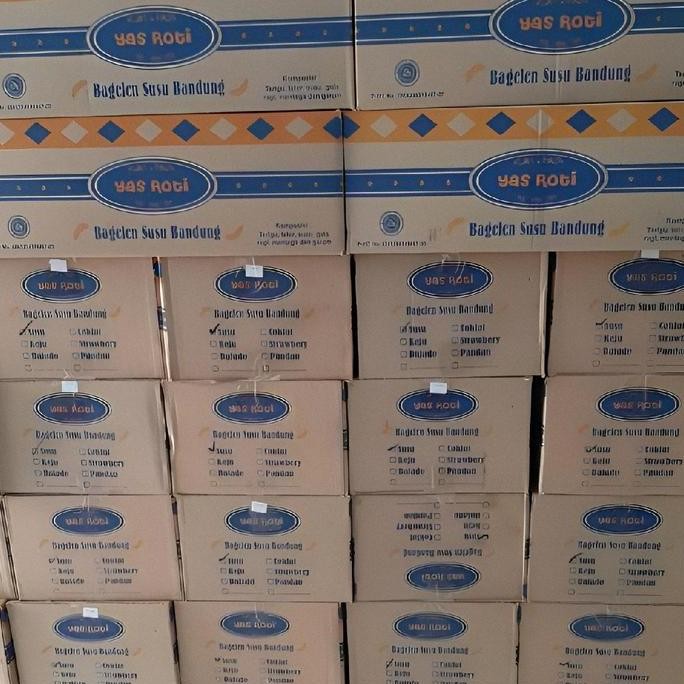 

roti kering bagelen 1 dus isi 4 kantong rasa coklat susu keju bukan Frozen Maryam Halal Snack Camilan Food Lezat