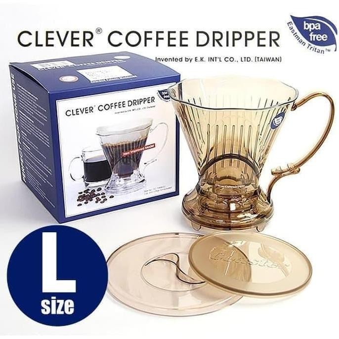 BEBAS ONGKIR - Abid Clever Dripper 103 Clear Drip Free 100 pcs Coffee Paper Filter