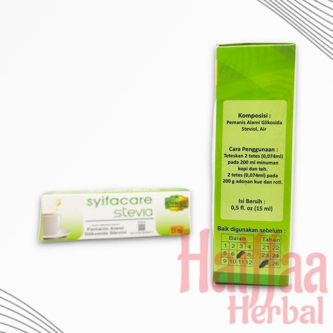 

Stevia Sweetener Stefia Gula Cair Non Kalori Sugar Pemanis Alami