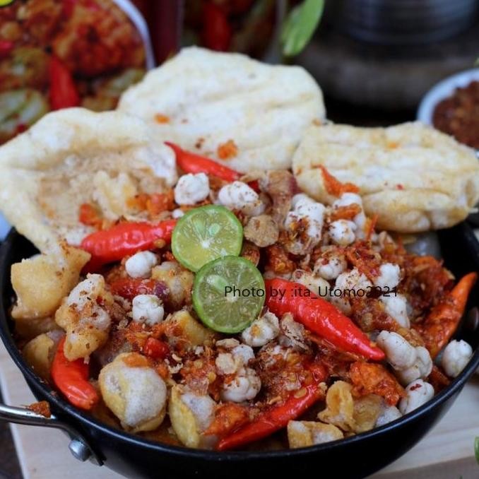 

Paket bundling 3 bks boci geprek sehot Sambal Food Rawit Pedas