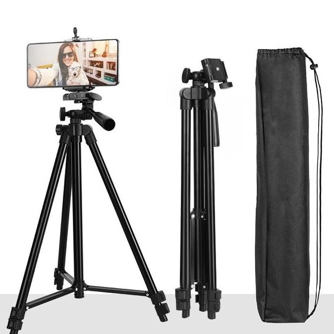 Ringlight 26Cm + Tripod 3120 - Paket Lampu Ringlight 26Cm New Stok