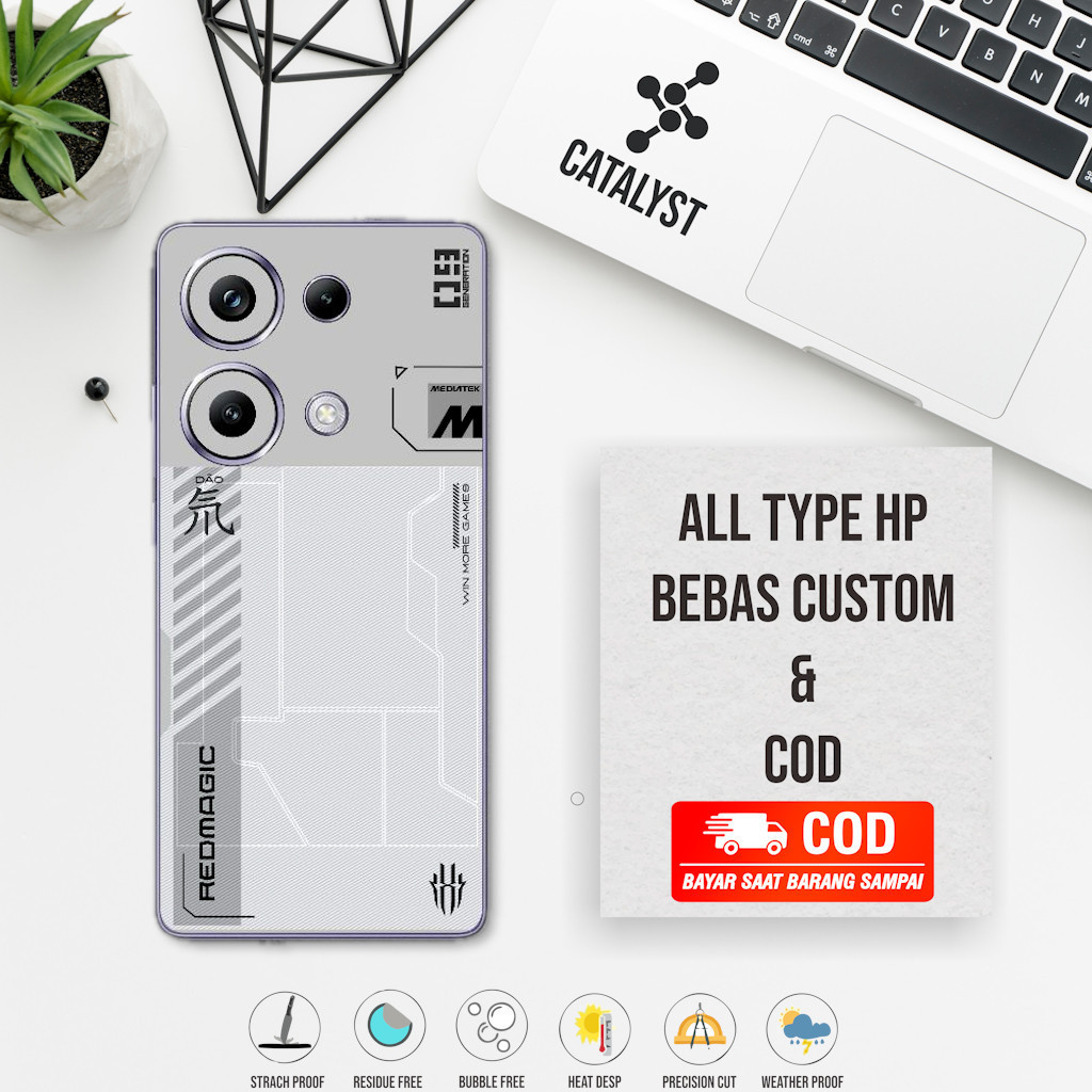 

Terlaris Poco M6 Pro Stiker Garskin Premium Not Casing Bisa Custom *Promo*