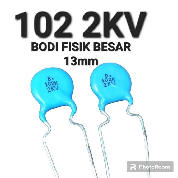Baru (3) capasitor 102 102j 2kv C2JK tojil4 Berkualitas