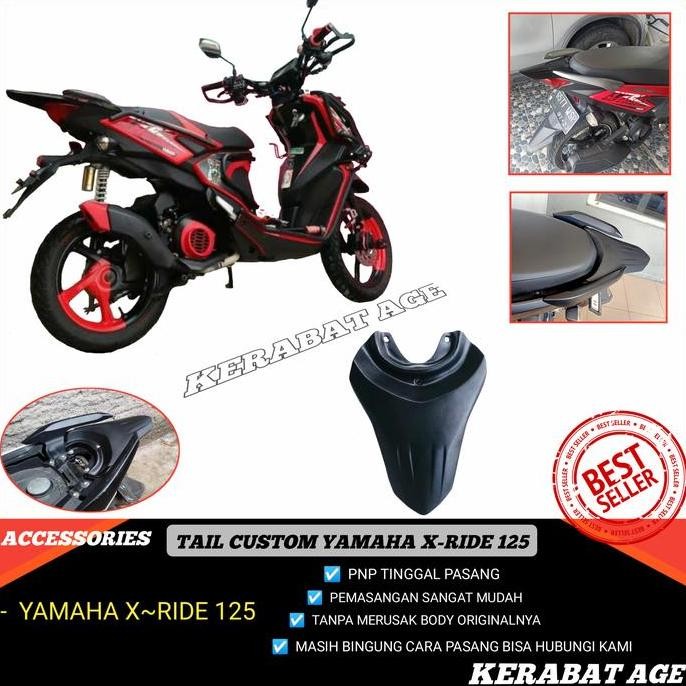 Promo Aksesoris X Ride 125 New Custom Buntut Ekor Tril Trail COD