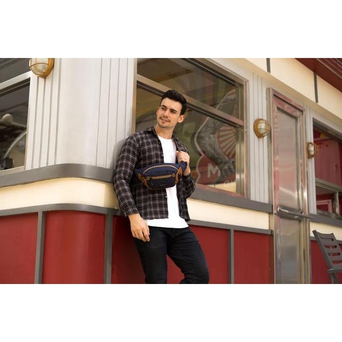 TAS SELEMPANG PRIA WAIST BAG NYLON OSCAR PRIA WAIST BAG DISTRO HEYLOOK TB