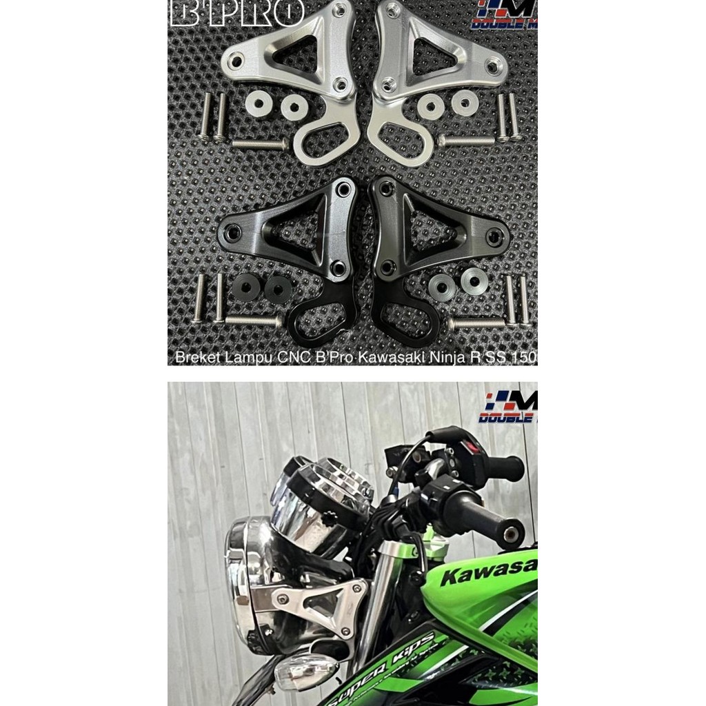 Kuan Breket cket Lampu Bulat BPro Kawasaki Ninja R SS 150