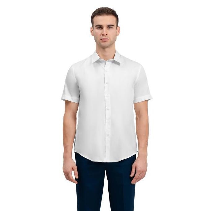 RIBSGOLD Kemeja Luxfor Lengan Pendek Pria Slimfit