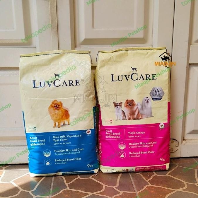 TERMURAH - Luv Care Small Breed Adult 9kg - LuvCare Dog Food