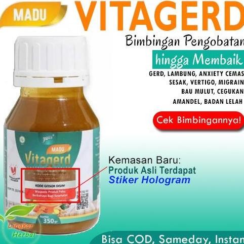 

Madu VITAGERD Herbal Obat GERD dan Asam Lambung Original Asli Ori