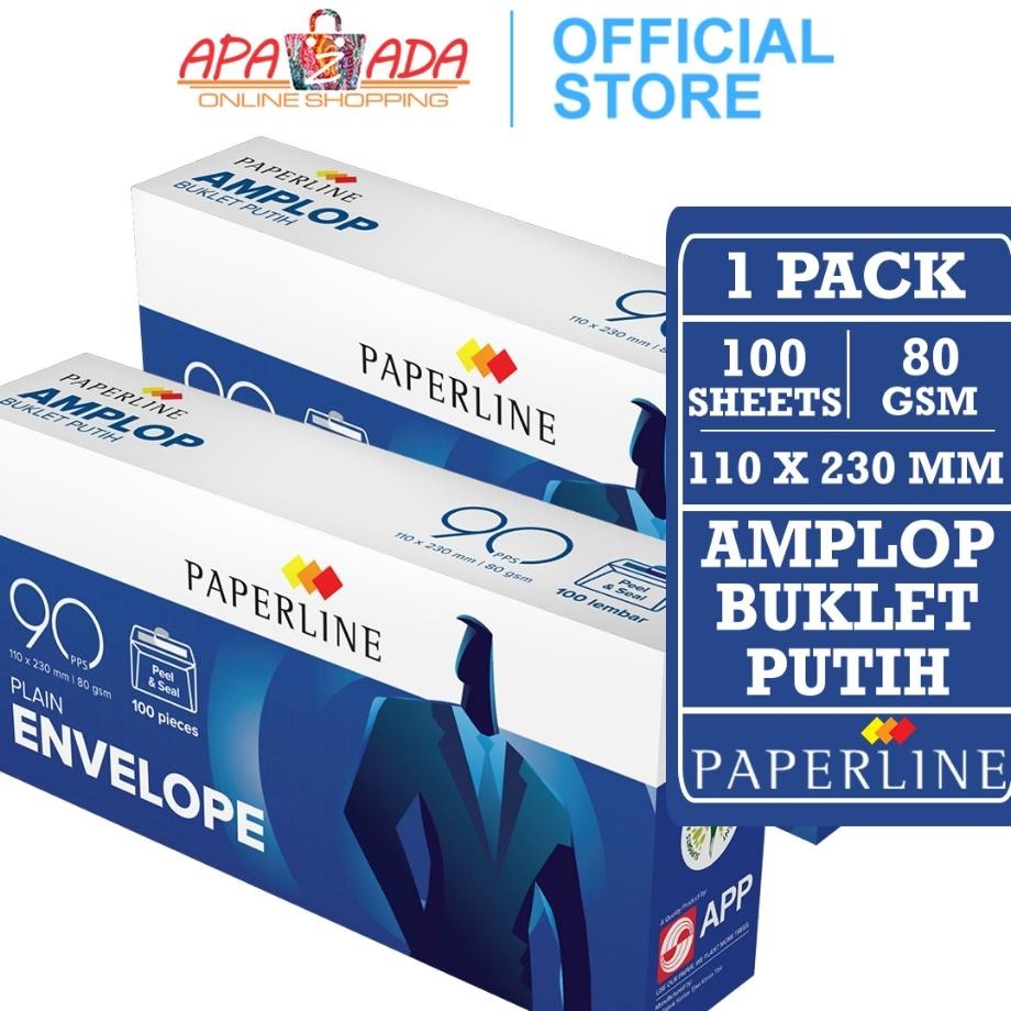 

Apazada Amplop Bulet Putih Polo 90 Pp 1 Pa 100 Lembar Plain Envelope Boolet R
