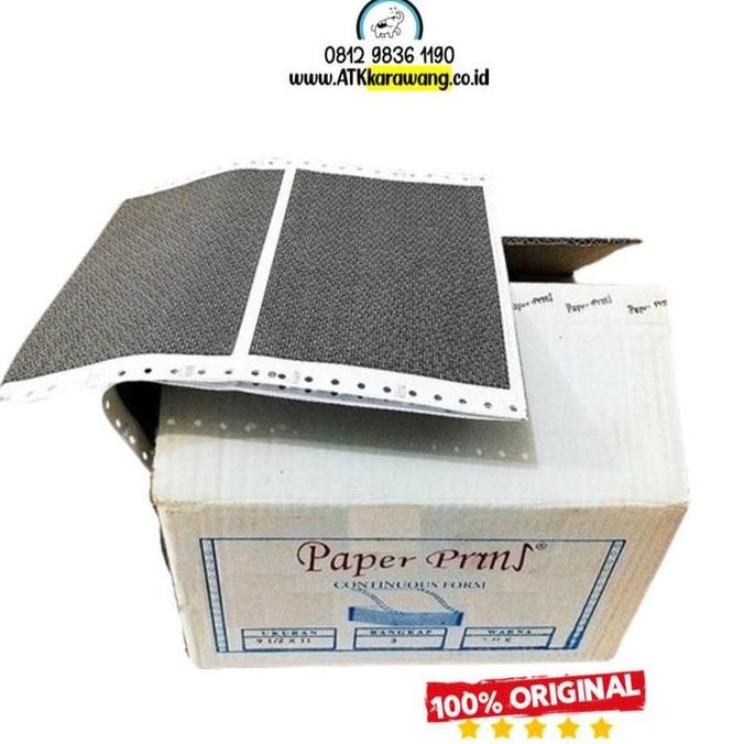 

Kertas Komputer Continuous Form Slip Gaji 3Ply Bagi 2 Paper Prins - Kertas Payroll
