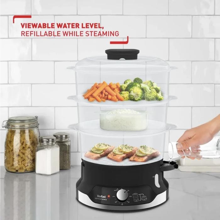 Tefal Ultra Compact Food Steamer Kukusan Listrik Vc204810