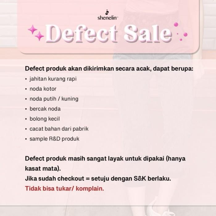 Reject Sale Shenelin Jaket Jeans Wanita Reject Sale