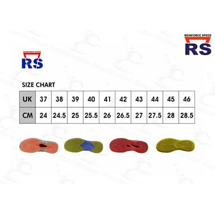 Sepatu Bulutangkis Rs Rosobin 16 Lemon/Hijau Original