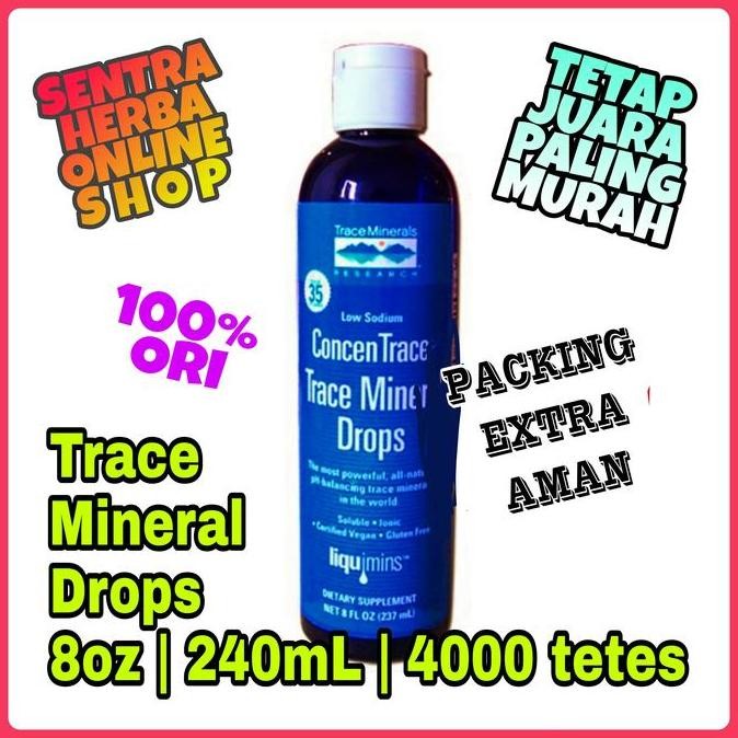 

Trace Mineral Drop ASLI dari TMR 240 ML (isi 4000 Tetes) PALING MURAH