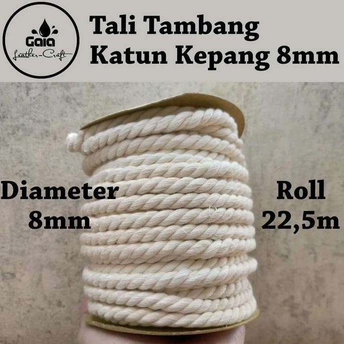 

Tali Tambang Katun Twist 8Mm 22,5M Terbaik
