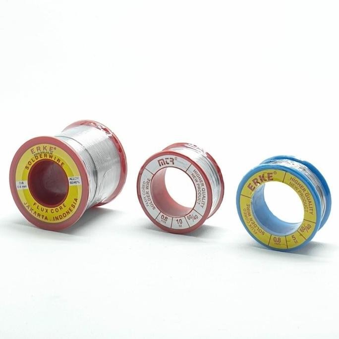 Timah Solder 1/5Kg Erke/Unique Alloy 60/40 0.8Mm