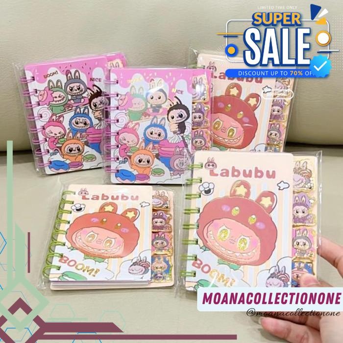 

BUKU TULIS / NOTEBOOK RING SANRIO - BUKU CATATAN SCRAPBOOK DIJAMIN GRATIS ONGKIR