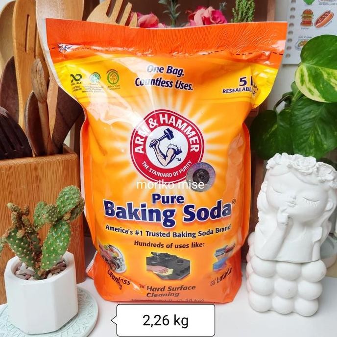 

Sale! Arm & Hammer Baking Soda Pure 2,26 Kg / Soda Kue Asli Usa 2 Kg