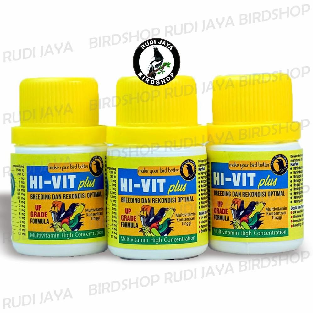 Ty69 Fx-23 Hi Vit Plus Nutribird Vitamin Dosis Tinggi Untuk Semua Burung Breeding Ternak Jaga Daya T
