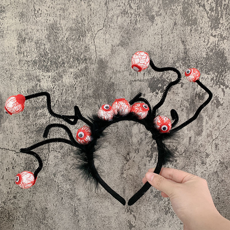 Ikat Kepala Bola Mata Horor Lucu Pesta Halloween