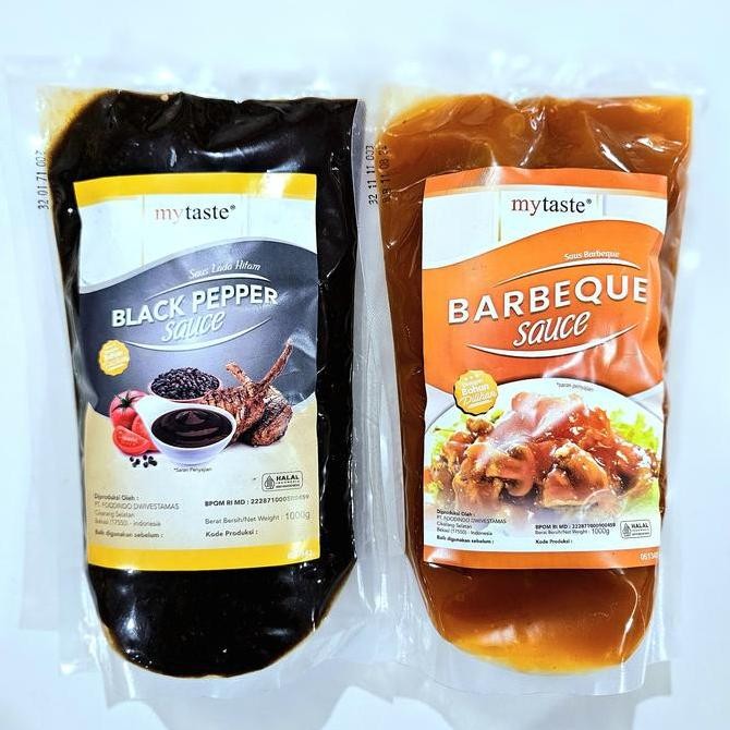 

Ready MYTASTE saus bbq blackpepper 1kg