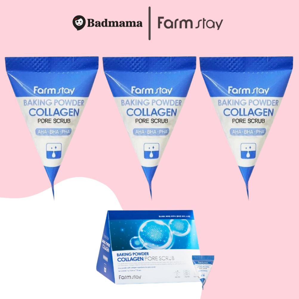 Farm Stay Baking Powder Collagen Pore Scrub
