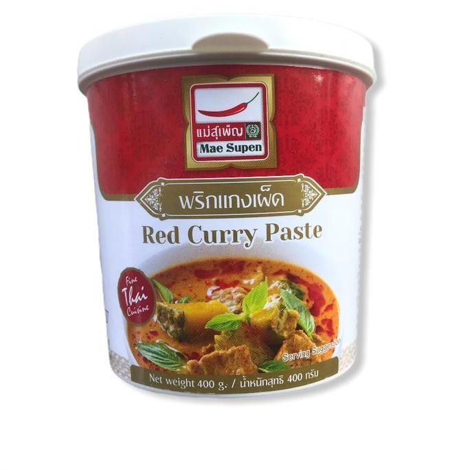 

Tersedia Mae Supen Red Curry Paste 400g