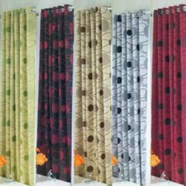 Baru Gorden Acacia Hordeng Blackout Korden Pintu Tirai Jendela Premium Tali