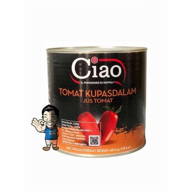 

Ready Ciao Tomat Kupas dalam Jus Tomat- Peeled Tomatoes 2550g