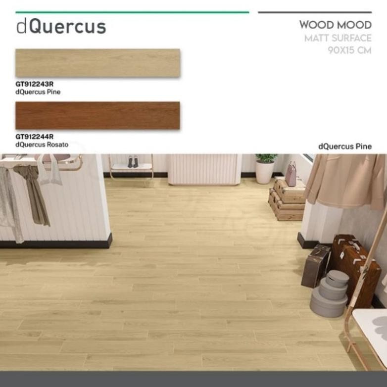 WN Roman Granit wood mood GT912243R - dQuercus Pine 90x15 / lantai kayu / granit kayu / granit kayu 