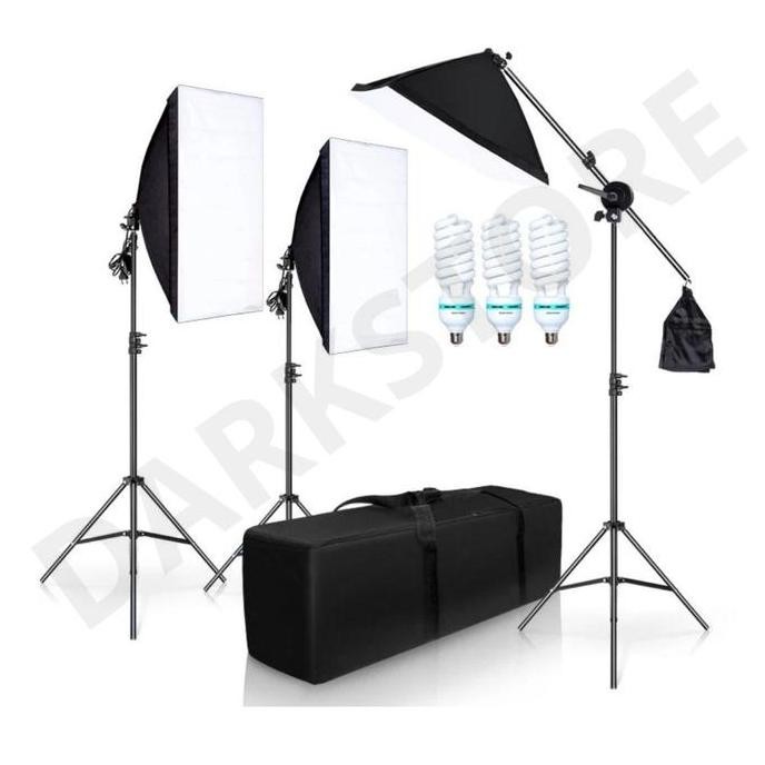Lighting Studio Boom Arm Top Lighting Lampu Studio New Stok