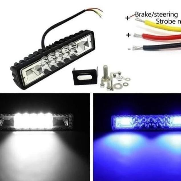 Promo Lampu LED/lampu tembak/lampu sorot plus strobo COD