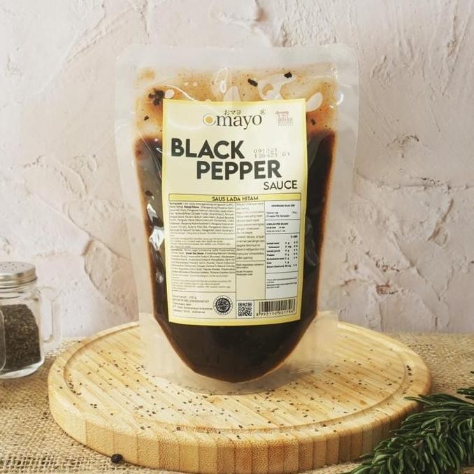 

saus / bumbu / sauce blackpepper / blackpaper / lada hitam 250gr terlaris