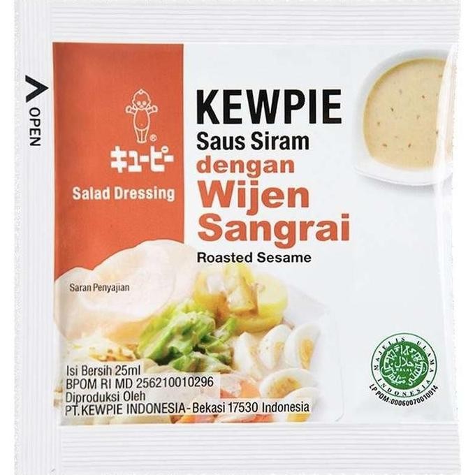 

Tersedia Kewpie Wijen Sangrai / Roasted Sesame Sachet 10 pcs | 25 ml