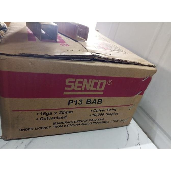 

ready Isi Staples SENCO 16ga x 25mm galvanised