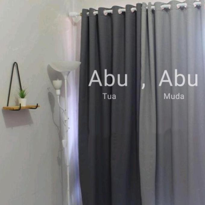 original gorden blackout polos premium/ gorden polos gorden jendela minimalis