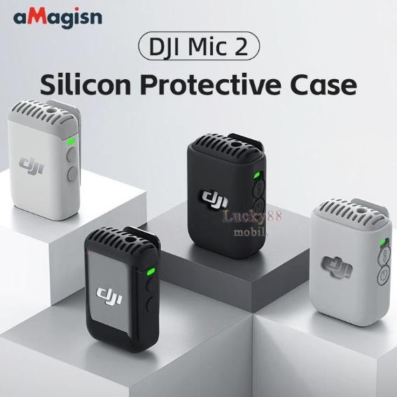 Ready Amagisn Silicone Protective Soft Case For Dji Mic 2 Transmitter Silikon Pelindung Dji Micropho