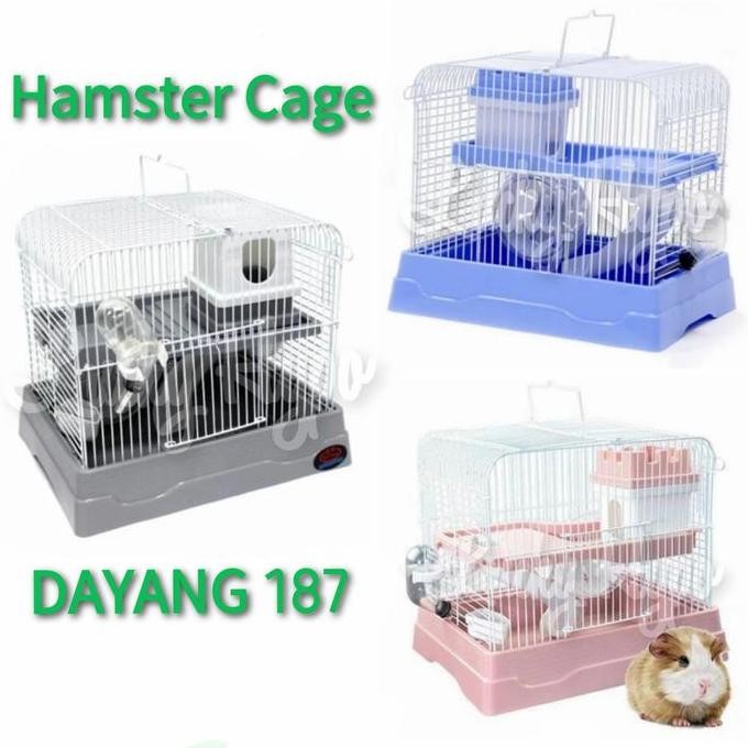TERBARU - Kandang Hamster Dayang 187 1set / Dayang Hamster Cage Pet Cage