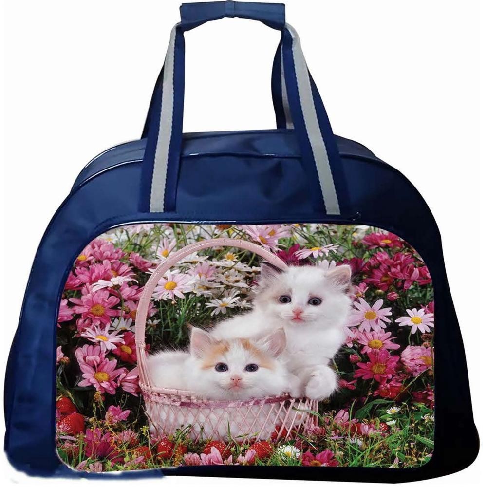 Ready Tas Travel Motif Karakter Kucing  Elle Bag/ Tas Travel Pakaian Besar /Tas Koper Jinjing Pakaia