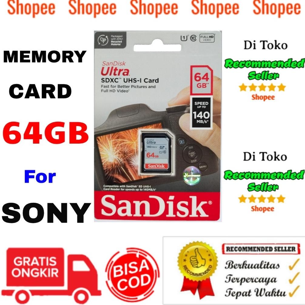 Ready Memory Sd Card Sandisk High Speed 16Gb 32Gb 64Gb Alfa Kamera Sony Nex3 Nex5 Nex6 Nex7 Nexc3 Ne