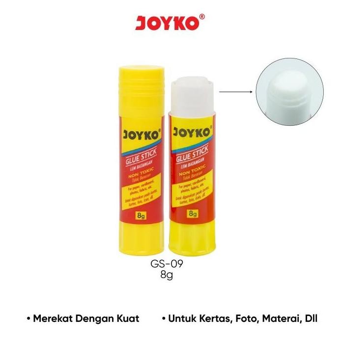 

ready JOYKO GLUE STICK 8g LEM BATANG STIK JOYKO GS-09 GS-108 KECIL [12PCS]