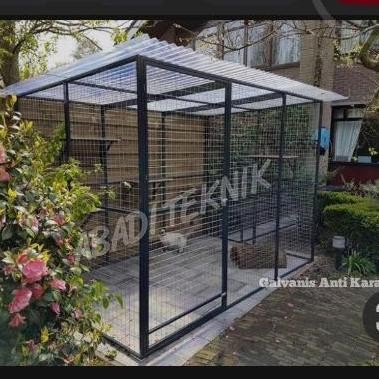 Kandang Rumah Kucing Kelinci Hamster Besar Tingkat