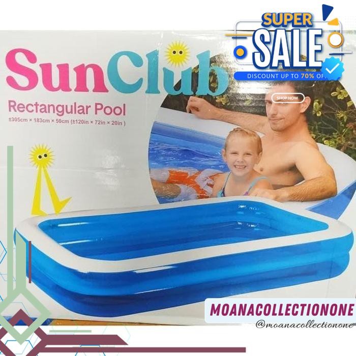 KOLAM RENANG ANAK KISUBO 305 X 183 X 56 CM - 3 RING POOL NO KSB3000 BEST SELLER