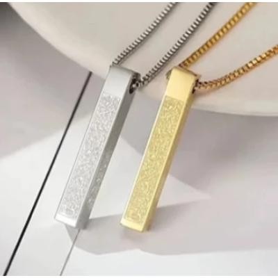 HJK Kalung Allah Muhammad Ayat  Tulisan Arab Titanium Tidak Pernah Pudar kalung lafadz allah Kalung 