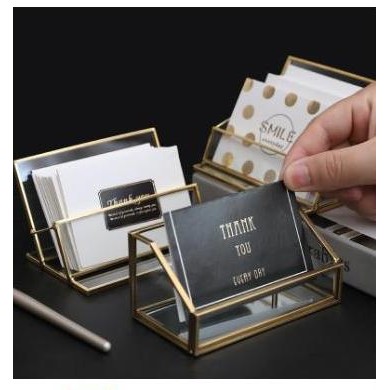 

NEW tempat kartu nama kotak placement name card dekorasi estetik office