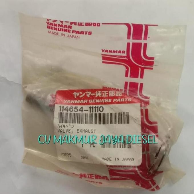 Berkualitas Valve Exhaust/Klep Api Ydg5001Se 114654-11110  Yanmar