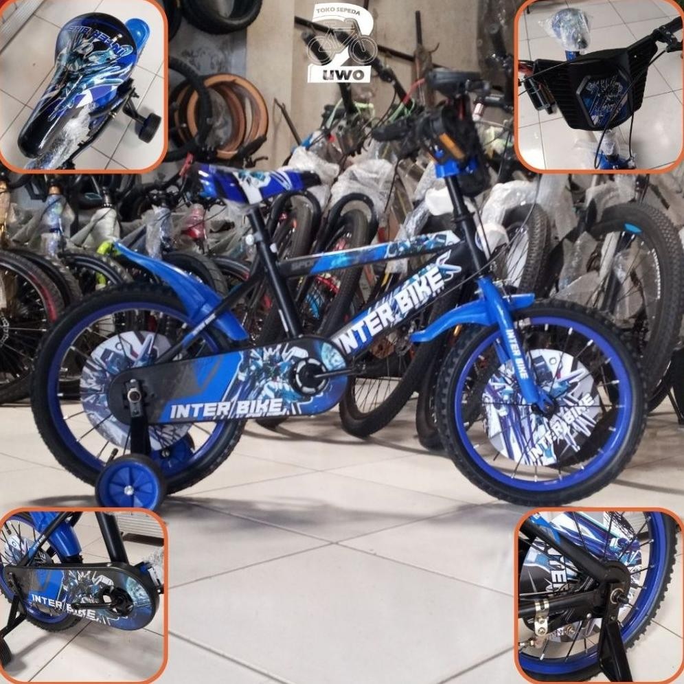 Sepeda Anak Ukuran 12, 16 dan 18 Inch BMX untuk umur 3-4-5 sampai 6 tahun