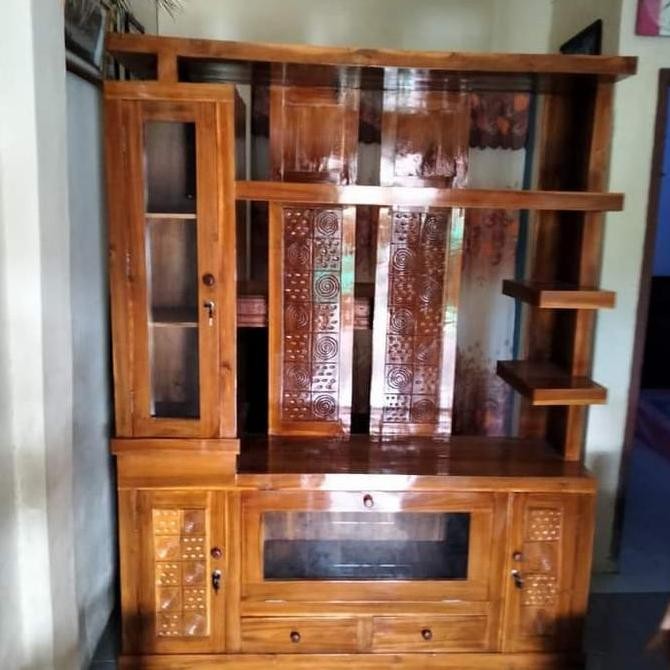 Partisi Penyekat Ruang Kayu Jati